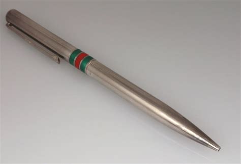 Gucci Vintage Sterling Silver Ballpoint Pen, Circa 1970 